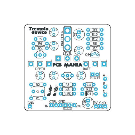 tremolo device pcb guitar mania