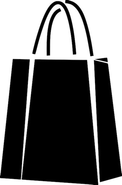 El Icono De La Bolsa De Compras Vector Premium