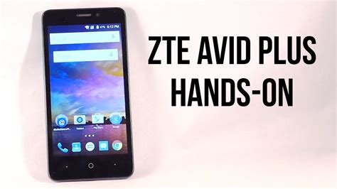 Zte Avid Plus Hands On Youtube