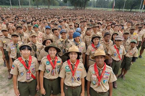 Premium Photo World Scouts Day