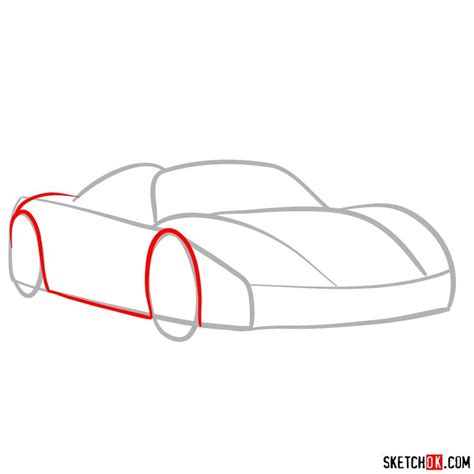 How To Draw Porsche Spyder Supercars Sketchok Easy Drawing