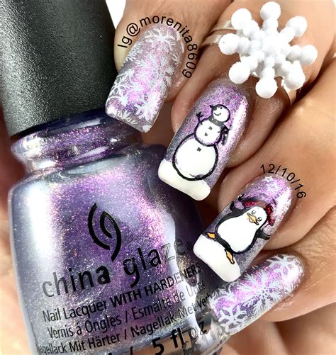 Frosty The Snowman Christmasnails Nailart Frostythesnowman