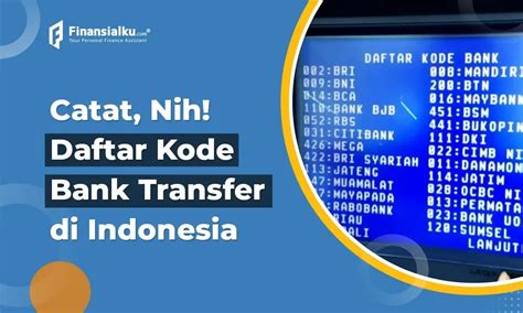 Daftar Kode Bank Transfer Di Indonesia Terbaru Dan Terlengkap Paperplane