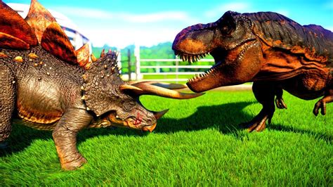 T Rex Vs Stegoceratops Ankylosaurus Sauropelta Stegosaurus