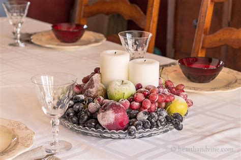 How To Make A Sugared Fruit Centerpiece Hearth And Vine