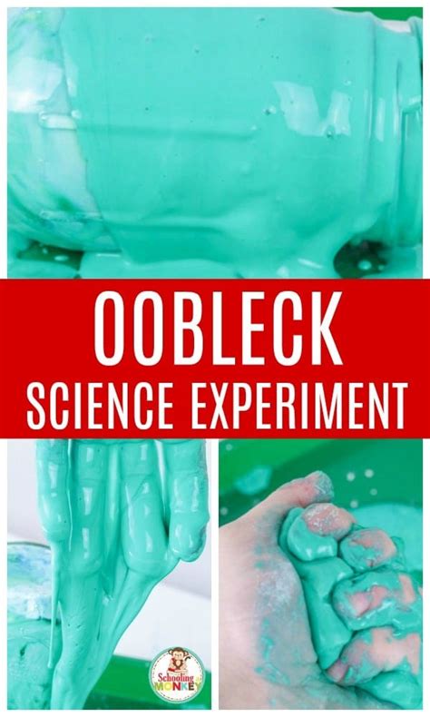 Oobleck - Science, States of Matter, Senses - Worksheets Library