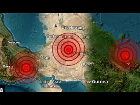 V Rios Pa Ses Foram Atingidos Por Tremores De Terra Est Acontecendo