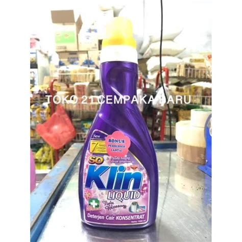 Jual So Klin Liquid Deterjen Cair Ungu Ml Soklin Botol Ml