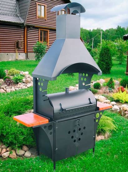 Мангал-коптильня МК-11 купить с доставкой в Москве и всей России