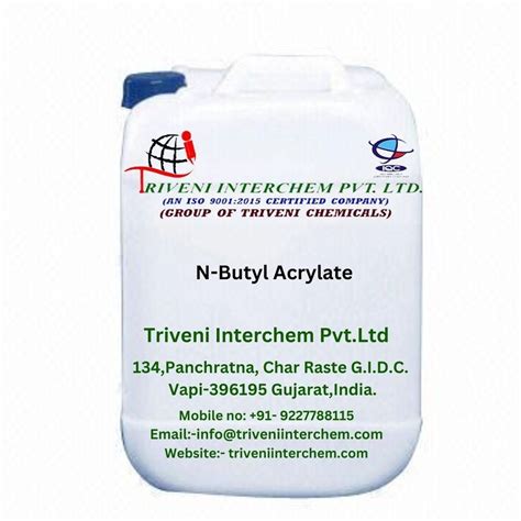 Liquid N Butyl Acrylate 141 32 2 Packaging Type Fiber Drum At Best