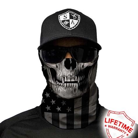 Bandanas Sa Blackout American Flag Skull