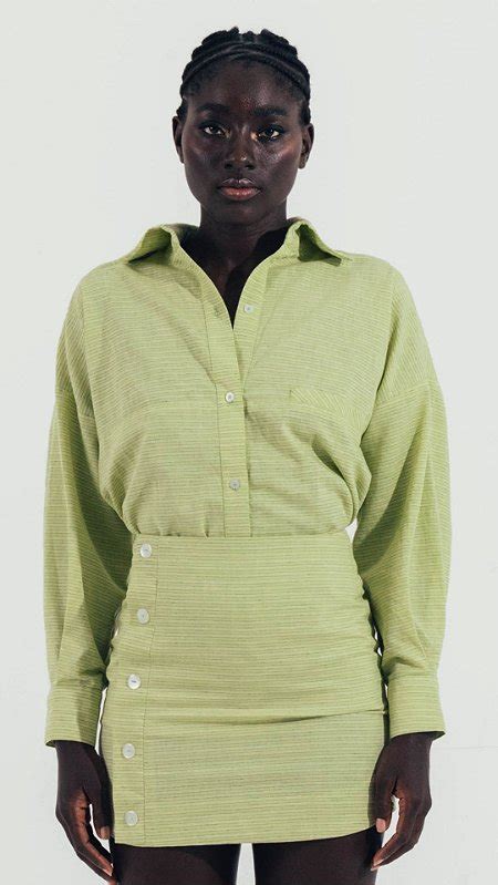Camisa Bologna Verde BOG Bikini Moda Praia