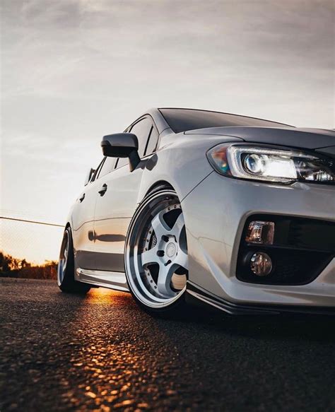 Subaru Wrx Sti Ah White Machined Lip By Aodhan Wheels Subaru Wrx