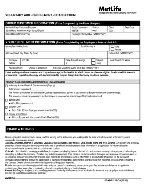 Fillable Online Enrollmentchange Form Sign In Fax Email Print Pdffiller