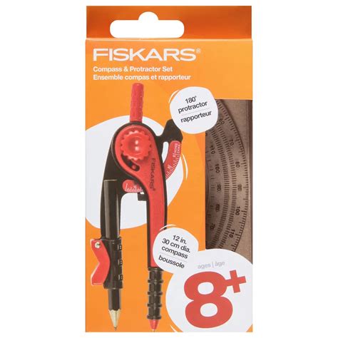 Fiskars Compass And Protractor Set Shop Tools And Equipment At H E B