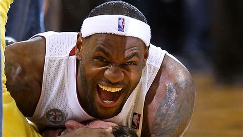 Lebron James Tackles Fan Who Hit Halfcourt Shot Video