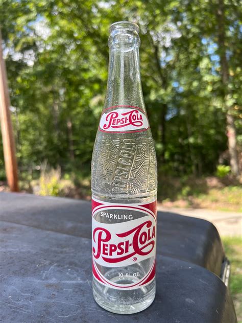 1950s Pepsi Cola Bottle 10 Fl Ozs Durham Burlington Nc Etsy