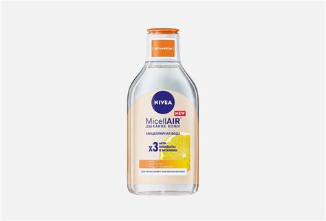NIVEA Мицеллярная вода без отдушек MicellAIR Дыхание Кожи 400 мл ...
