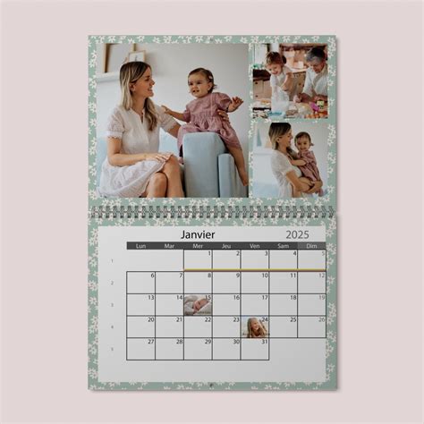 Calendrier Photo Mural Double Page Camomille