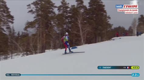 Le replay de l individuel messieurs Biathlon ChM juniors Vidéo