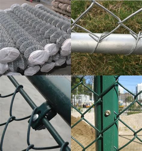 Hot Dipped Galvanized Cyclone Mesh Pvc Coated Chain Link Fence Buy Portable Wire Mesh Fance