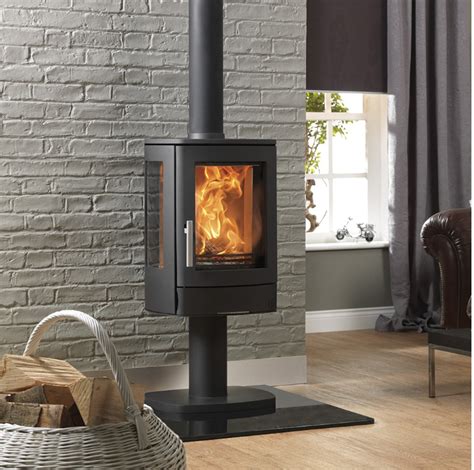 Acr Neo 3p Pedestal Defra Multifuel Wood Burning Stove Rockbracken Stoves