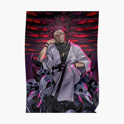 Sukuna Poster For Sale By Poliitanoo Redbubble