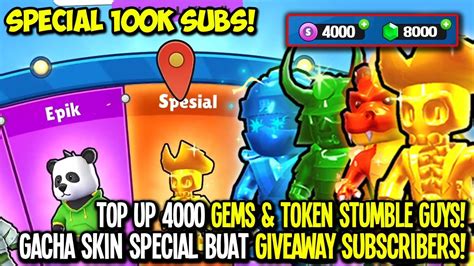 GACHA 5000 GEMS TOKEN AKUN BARU HOKI PARAH 3 SKIN SPECIAL DAPAT