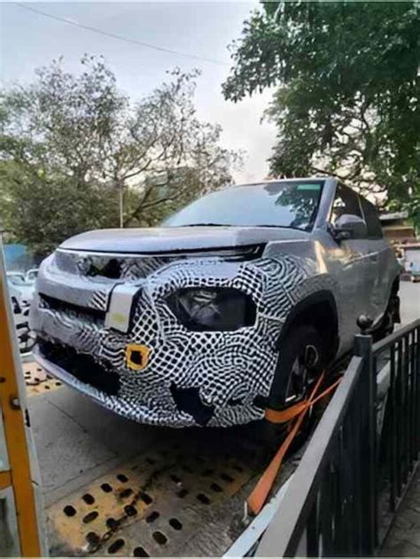 Tata Punch Ev Spotted Testing In Public For The First Time