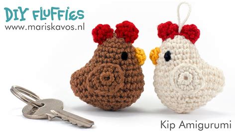 Kip Amigurumi Haakpatroon Sleutelhanger Nederlands YouTube