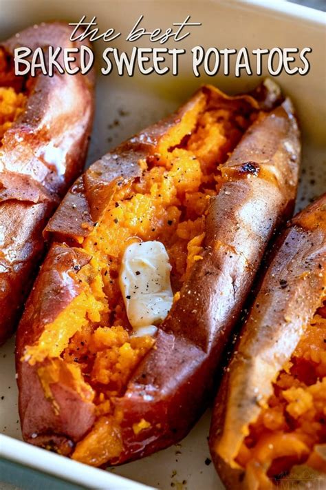 Easy Baked Sweet Potato How To Bake Sweet Potatoes Mom On Timeout