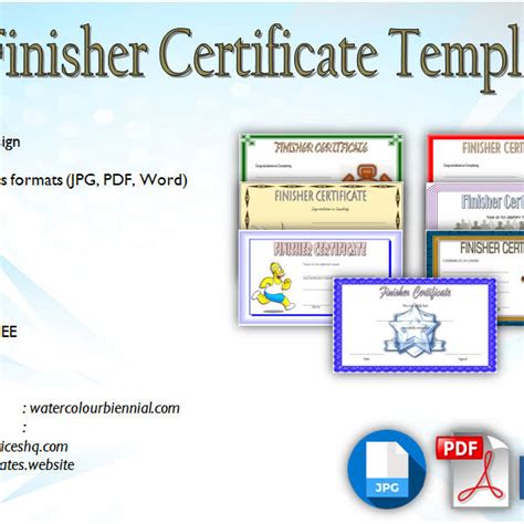 Running Certificates Templates Free Templates Example Templates