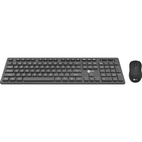 Kit Teclado E Mouse Lecoo Kw Sem Fio Preto Mundomax