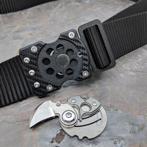 Tactical Belt With Knife Buckle | NAR Media Kit