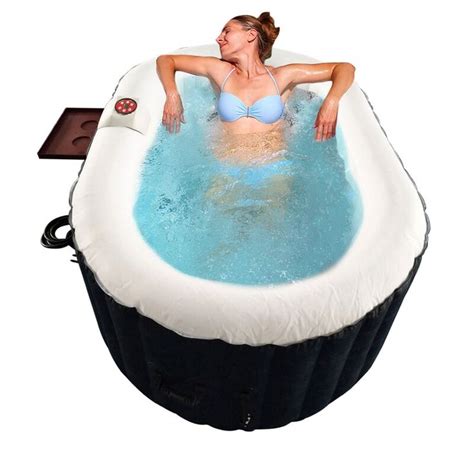 2 Person 130 Jet Inflatable Hot Tub In 2021 Inflatable Hot Tubs Spa Hot Tubs Hot Tub