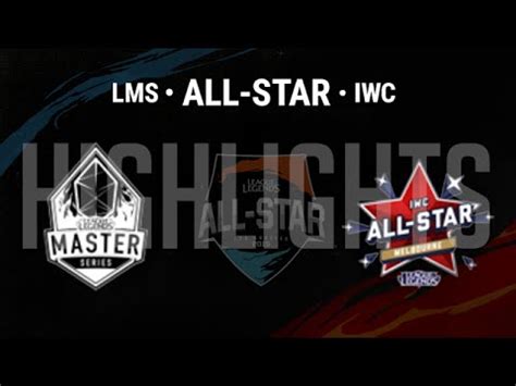 LMS Vs IWC Highlights All Stars LoL All Stars LA 2015 Day 3 LMS All