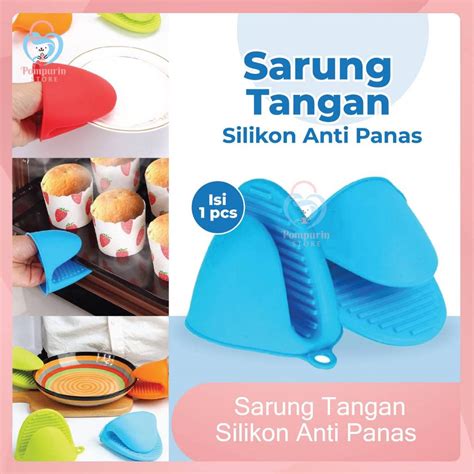 Jual Isi Pcs Sarung Tangan Silikon Anti Panas Sarung Tangan Oven