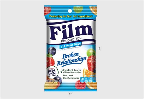 Film Production Fruit Snacks Meme Sicker - Etsy