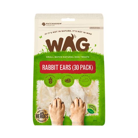 Rabbit Ears Dog Treats Wag