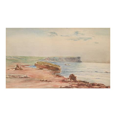 Original Vintage Coastal Watercolor Painting Chairish