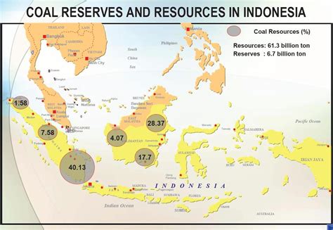 Peta Persebaran Batu Bara Di Indonesia