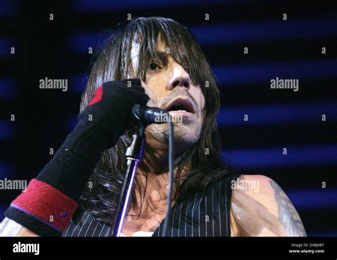 Antony Keidis Of Red Hot Chili Peppers Live On Stage Stock Photo Alamy
