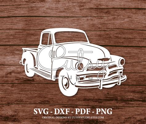 1954 Chevy Truck Svg Etsy Canada