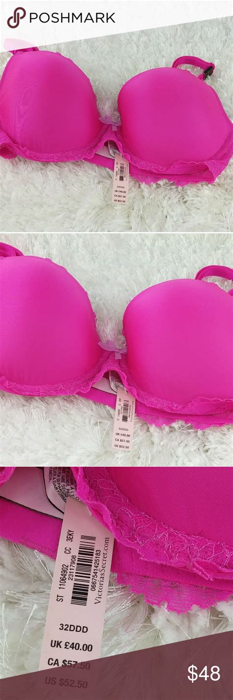 NWT Victoria Secret Dream Angels Demi Bra 32DDD Demi Bra Bra Victoria