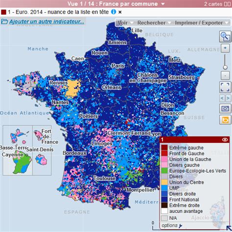 Elections européennes 2014 Résultats data gouv fr