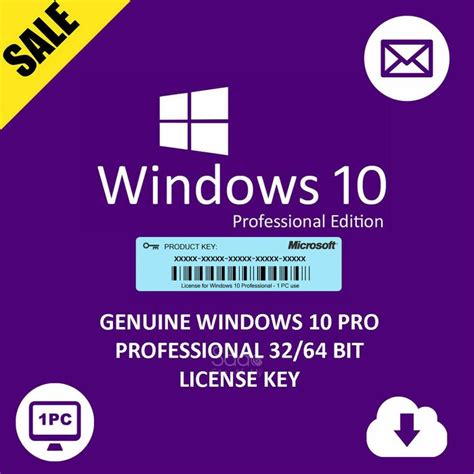 Windows 10 Pro Genuine License Key Professional