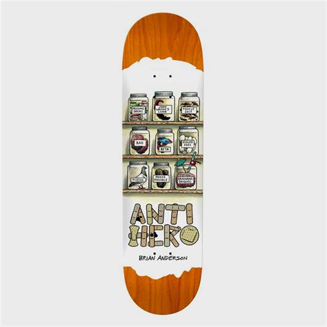 Anti Hero Skateboards 875 Brian Anderson Medicine Skateboard Deck