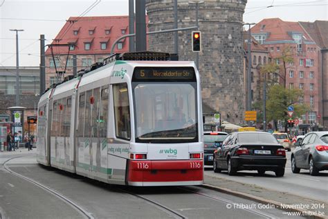 Adtranz Siemens Gt N N Sur La Ligne Vgn Nuremberg N Rnberg