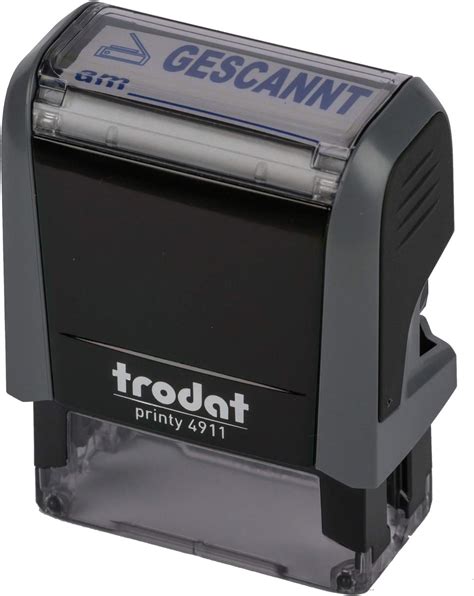 Trodat Office Printy Selbstf Rbender Textstempel Text Gescannt