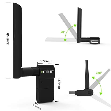 Edup Usb Wifi Adapter 600m Dual Band 24g5ghz Wir Grandado